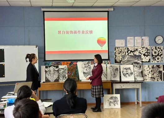 视觉传达 黑白之趣 | 兰州东方中学国际高中十年级学生作业成果展
