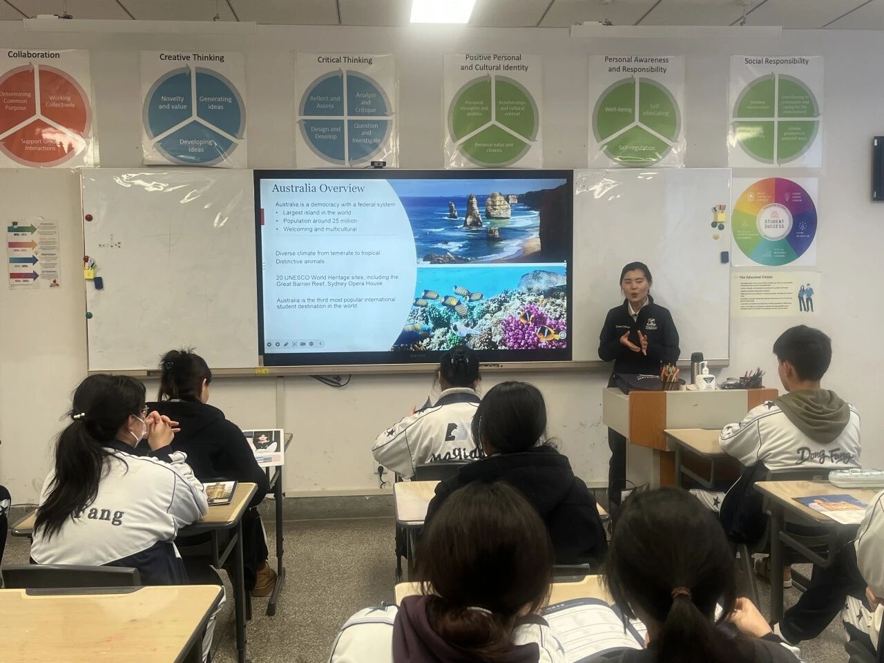 墨尔本大学招生官到访兰州东方中学 详解留学澳洲顶尖学府