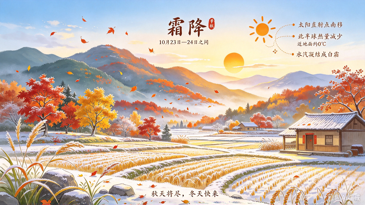 霜降三旬后 蓂馀一叶秋 | 兰州东方学校（小学部）科学教研组带你了解二十四节气之霜降